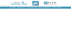 Desktop Screenshot of alpendorf-dachsteinwest.at